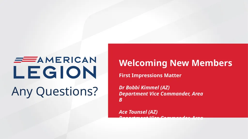 Welcoming New Members First Impressions Matter - slide 16 of 16
