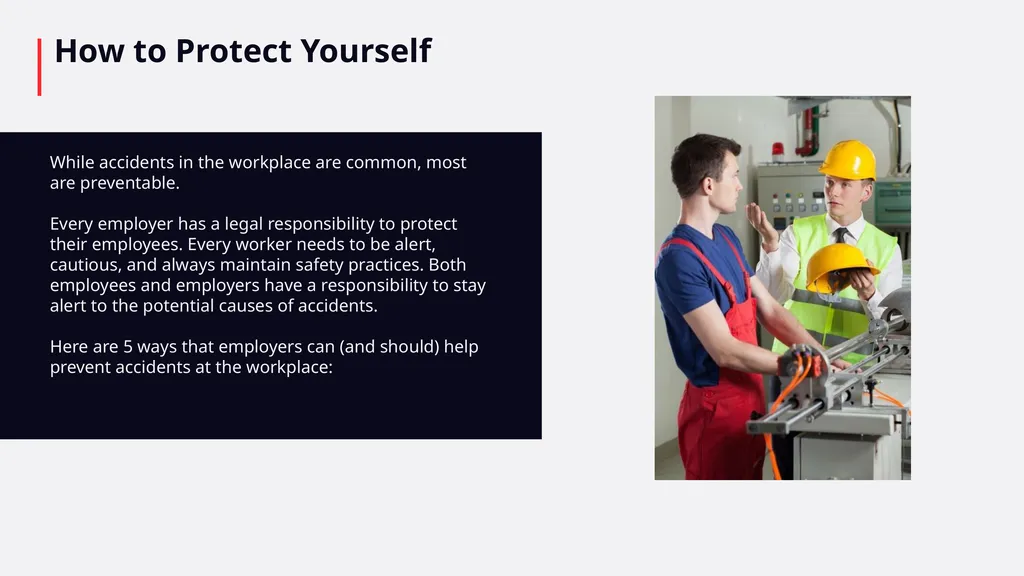 Click anywhere to get started… ACCIDENT PREVENTION - slide 7 of 12
