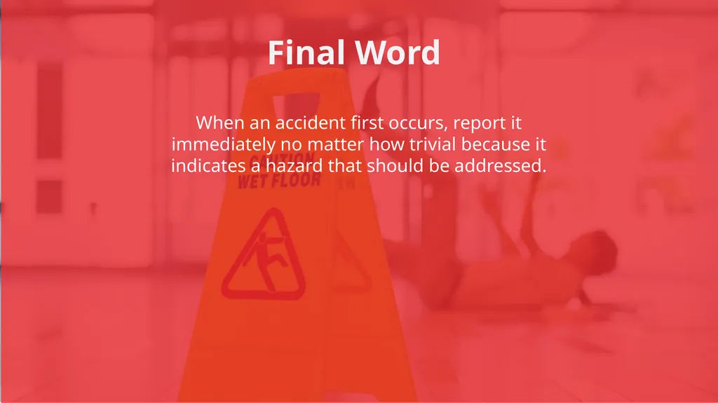 Click anywhere to get started… ACCIDENT PREVENTION - slide 12 of 12