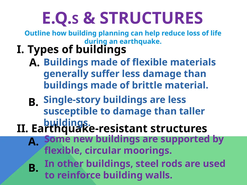 Earthquakes Chapter 6 The Big Idea Earthquakes - slide 52 of 54