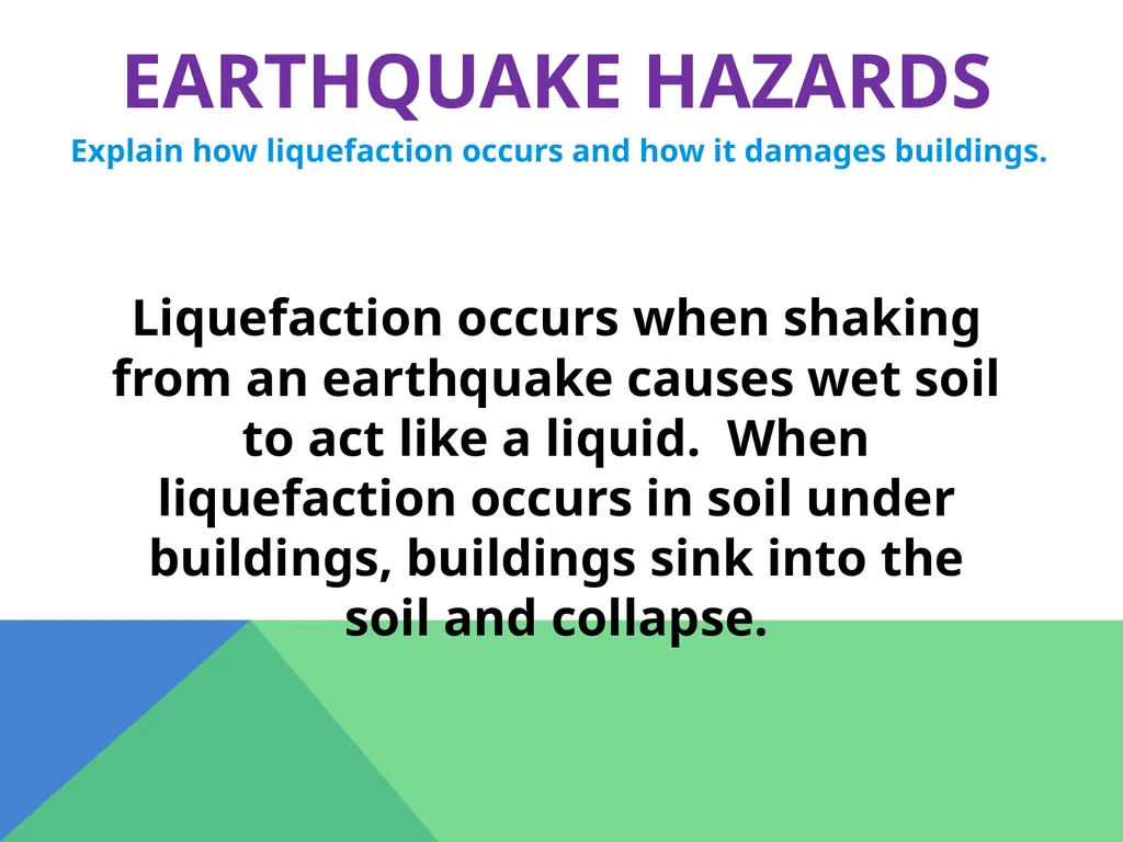 Earthquakes Chapter 6 The Big Idea Earthquakes - slide 47 of 54