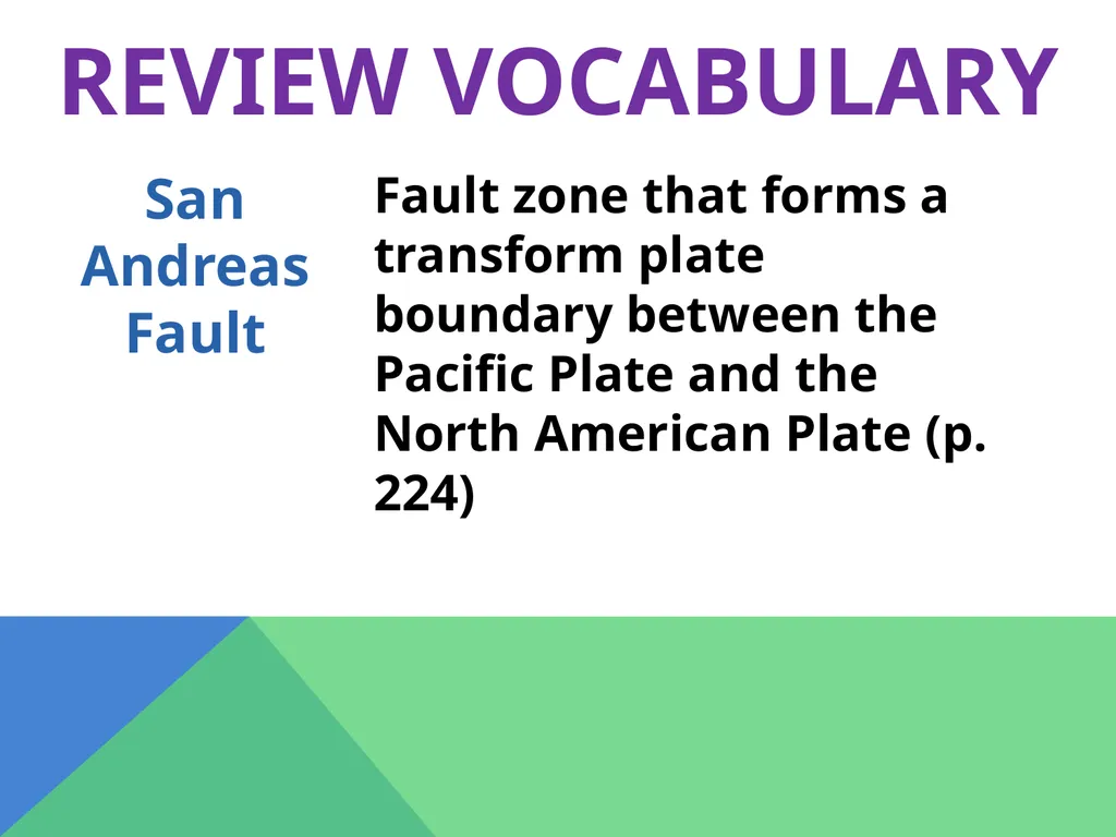 Earthquakes Chapter 6 The Big Idea Earthquakes - slide 43 of 54
