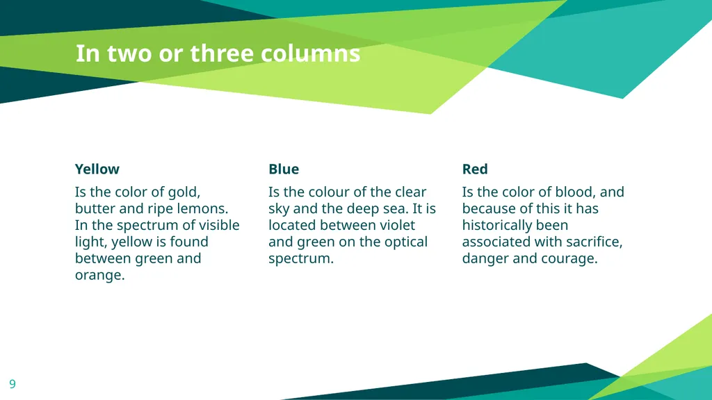 This is your presentation title Instructions for - slide 9 of 39