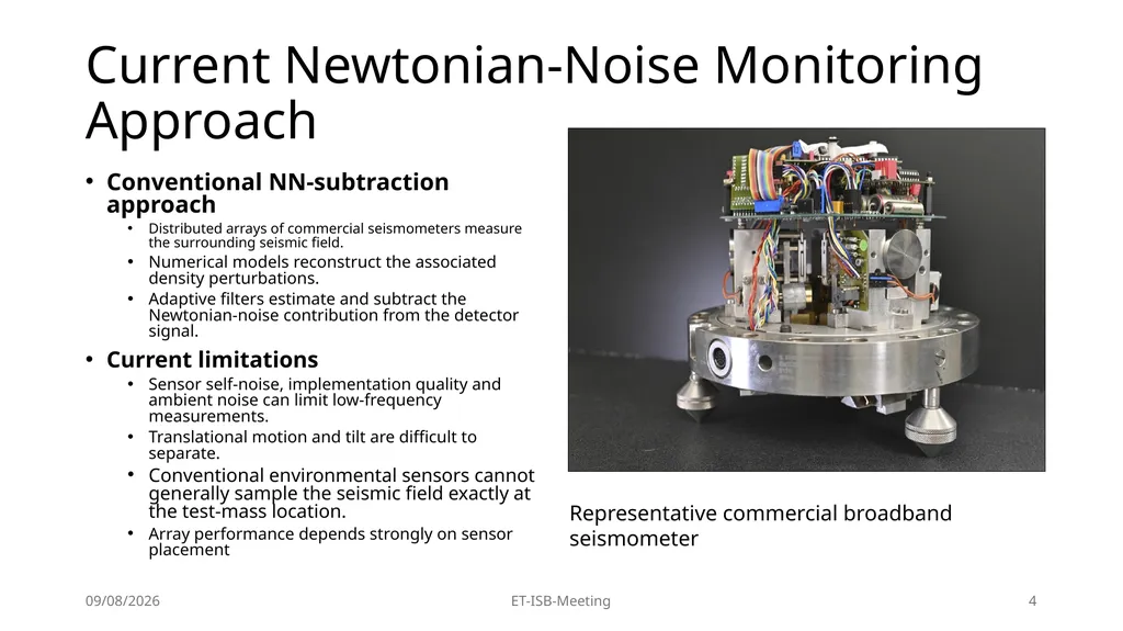 High-Precision Pendulum Seismometers for - slide 4 of 21