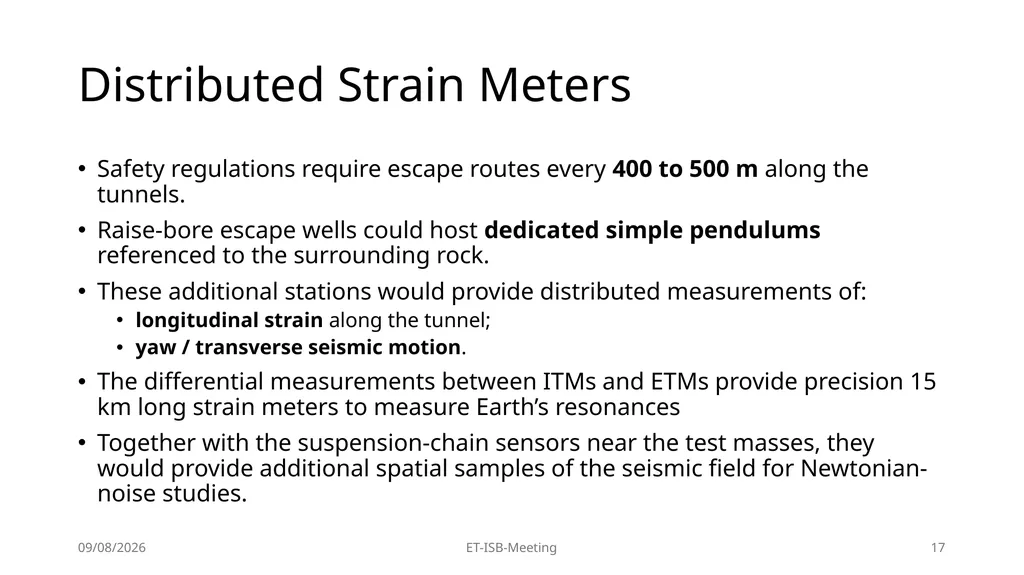 High-Precision Pendulum Seismometers for - slide 17 of 21