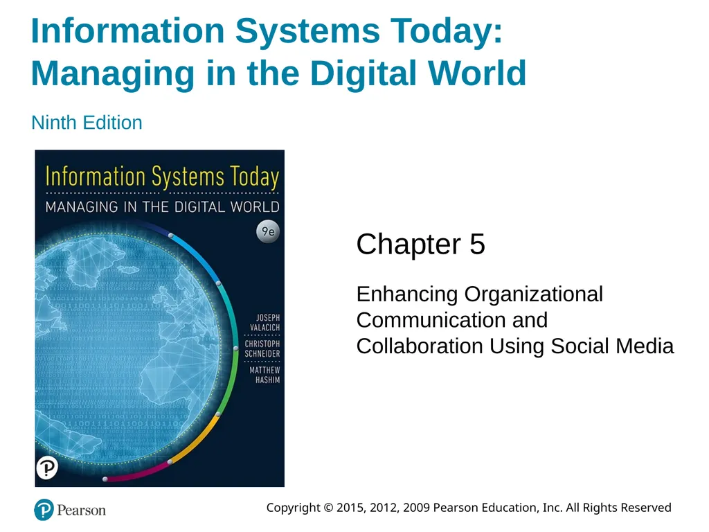 Information Systems Today: Managing in the Digital - slide 1 of 45