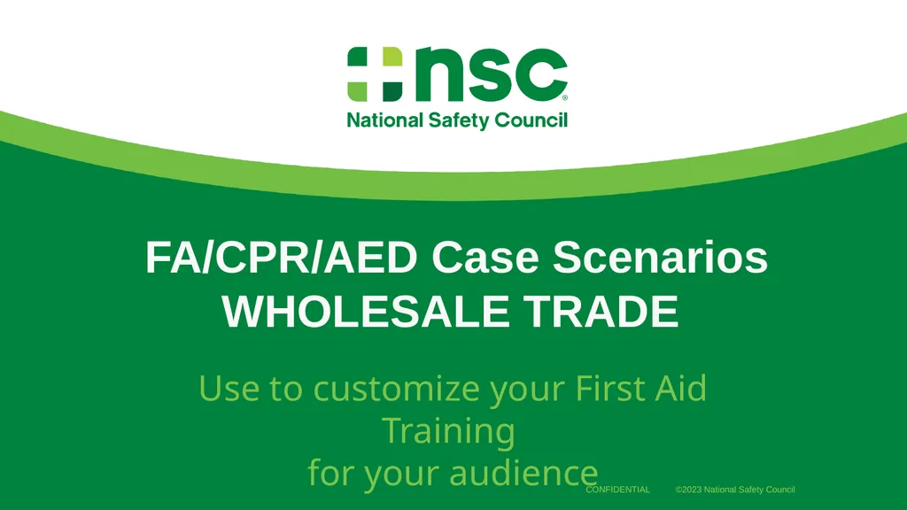 Case Scenarios for Customizing Your Training These - slide 2 of 45