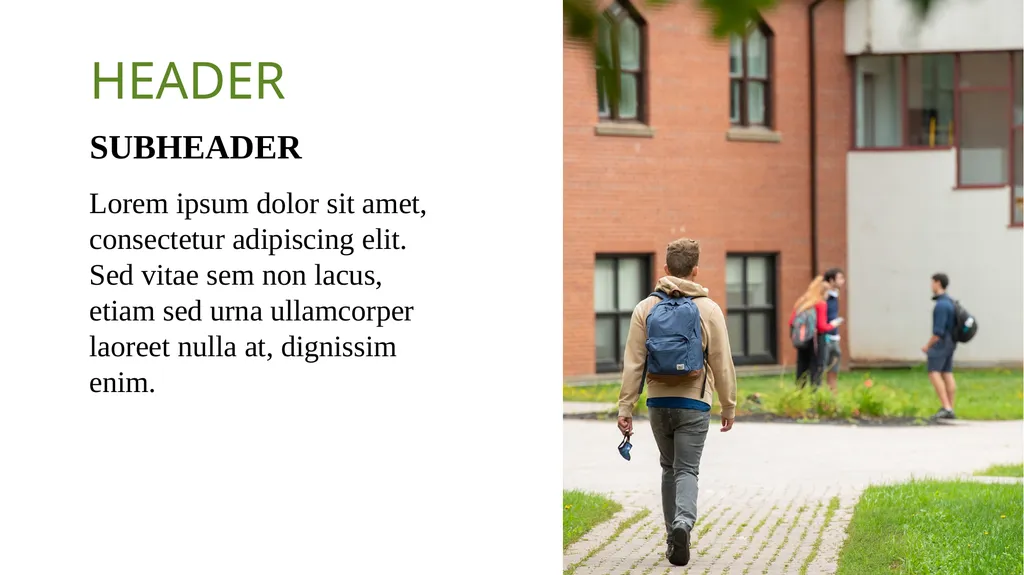 How to use this UPEI widescreen presentation - slide 17 of 23