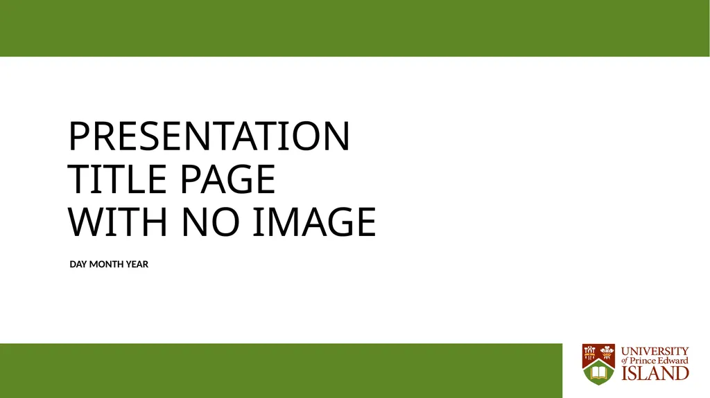 How to use this UPEI widescreen presentation - slide 8 of 23