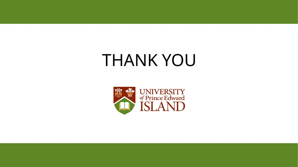 How to use this UPEI widescreen presentation - slide 23 of 23