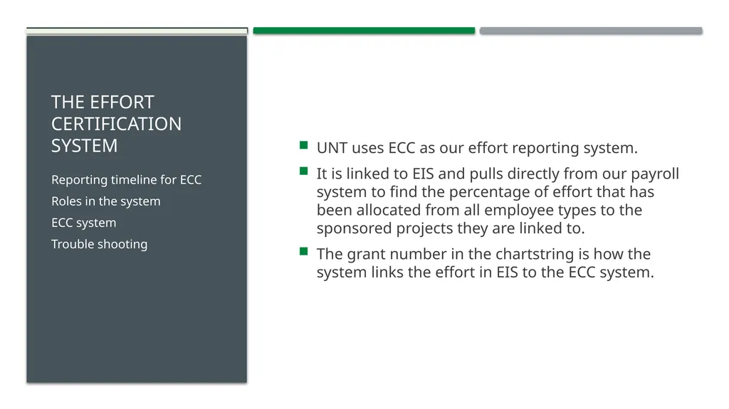 Effort Reporting Agenda Effort What is effort What - slide 13 of 23