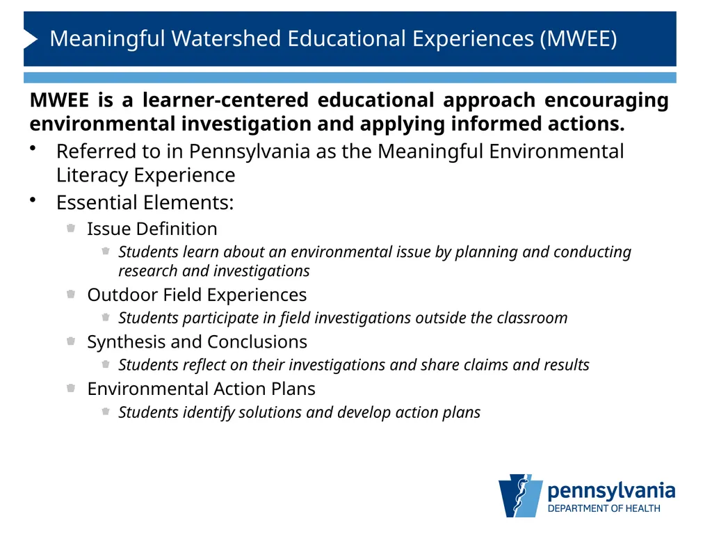 Introduction Integrating Environmental Health and - slide 12 of 35