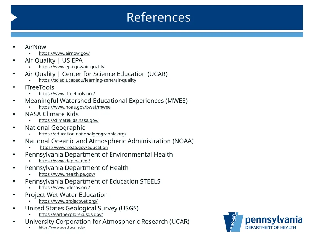 Introduction Integrating Environmental Health and - slide 34 of 35