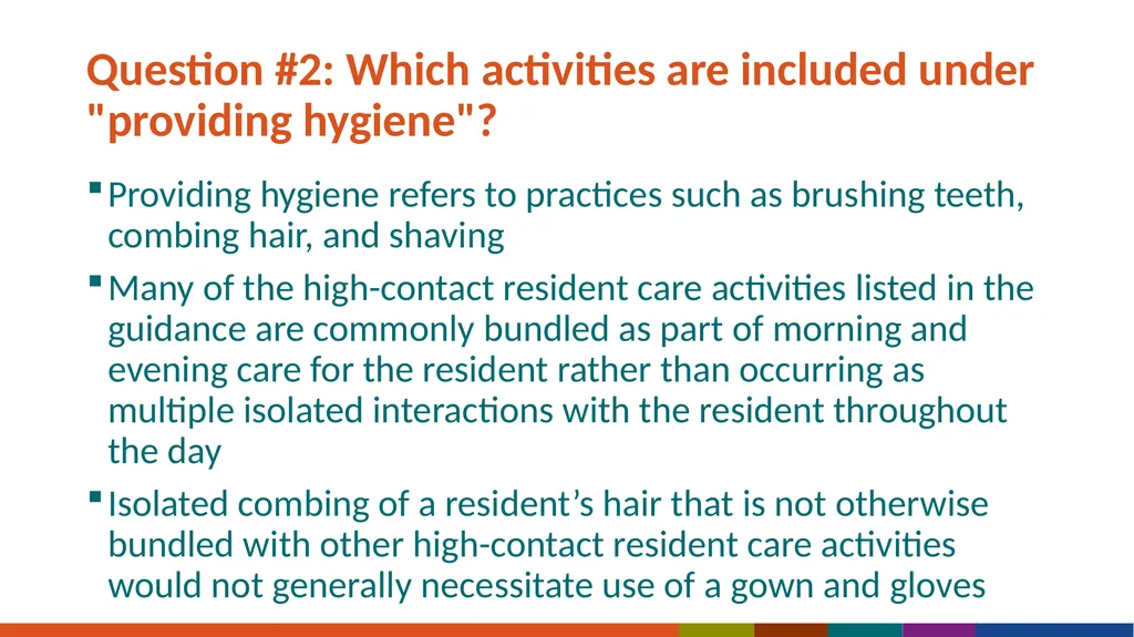 Implementation of Enhanced Barrier Precautions in - slide 14 of 17