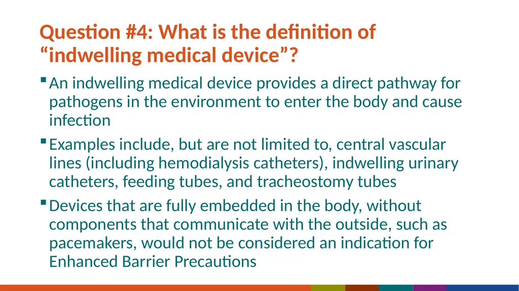Implementation of Enhanced Barrier Precautions in - slide 16 of 17