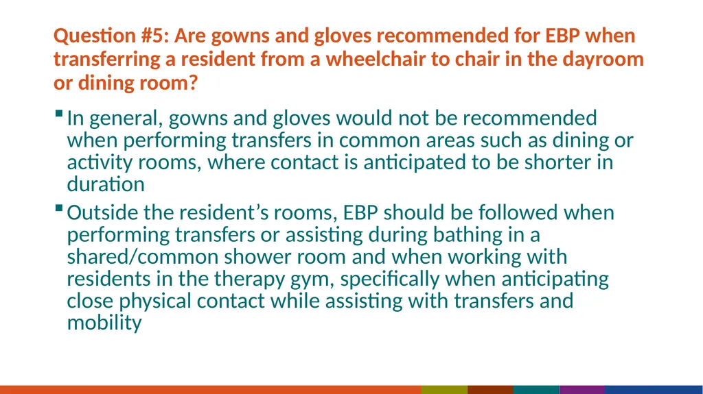 Implementation of Enhanced Barrier Precautions in - slide 17 of 17