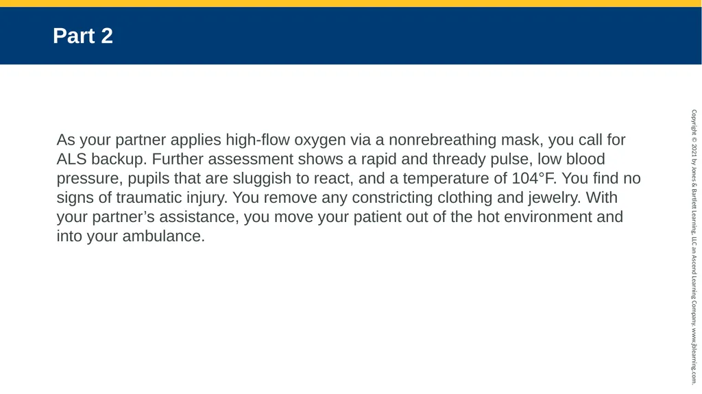 CHAPTER 33 Case Study Environmental Emergencies - slide 5 of 14