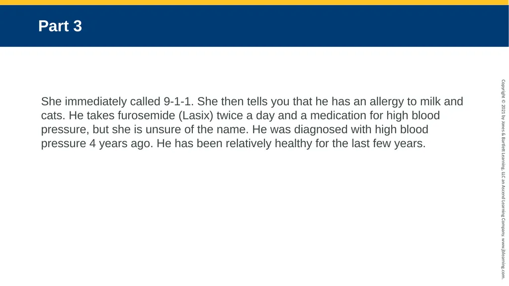 CHAPTER 33 Case Study Environmental Emergencies - slide 9 of 14