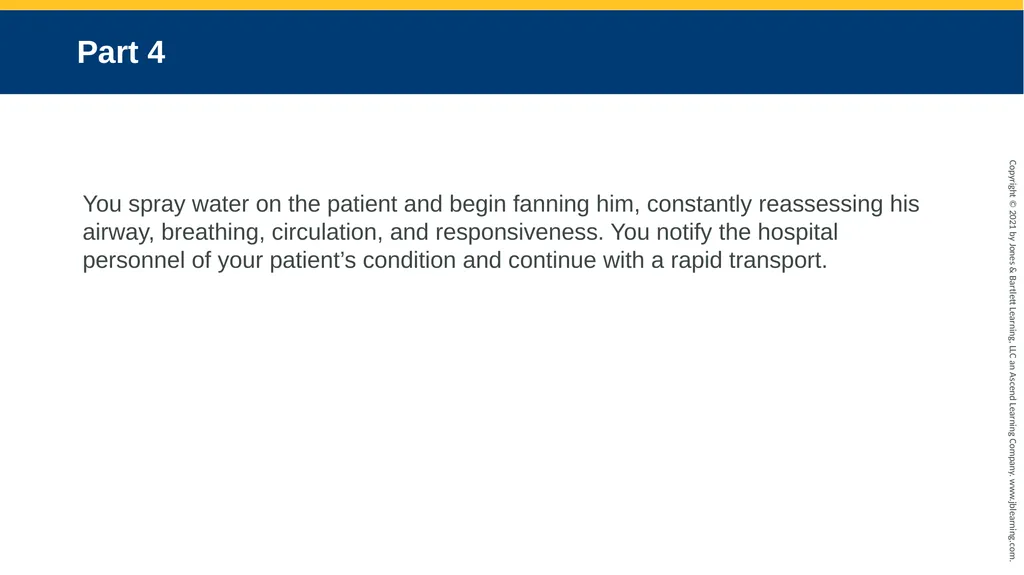 CHAPTER 33 Case Study Environmental Emergencies - slide 12 of 14