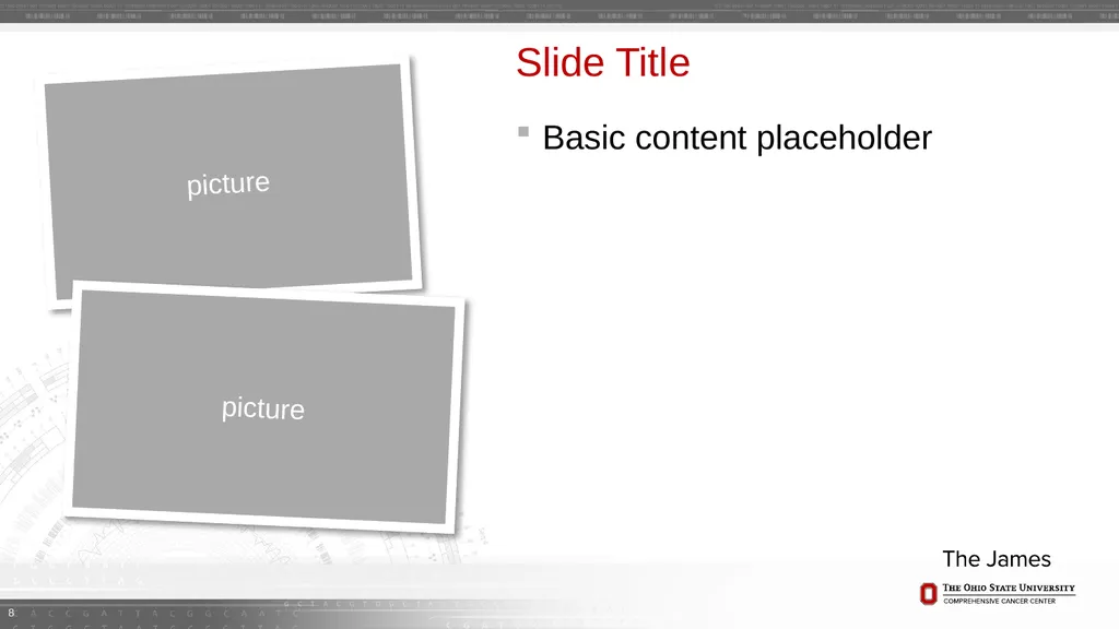 2016 OSUCCC – James Research Template (16:9 - slide 8 of 19