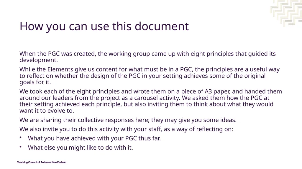 A reflection on how they have been enacted in - slide 2 of 10