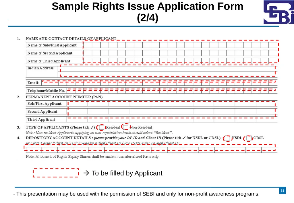 Primary Market - Rights Issue DISCLAIMER The - slide 11 of 35