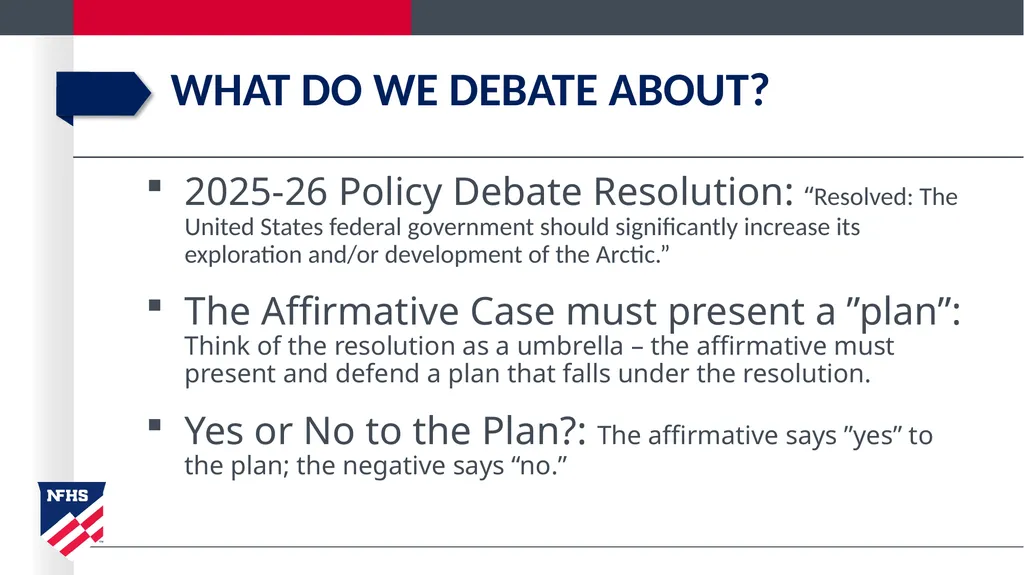 policy debate introduction Getting started in - slide 3 of 20