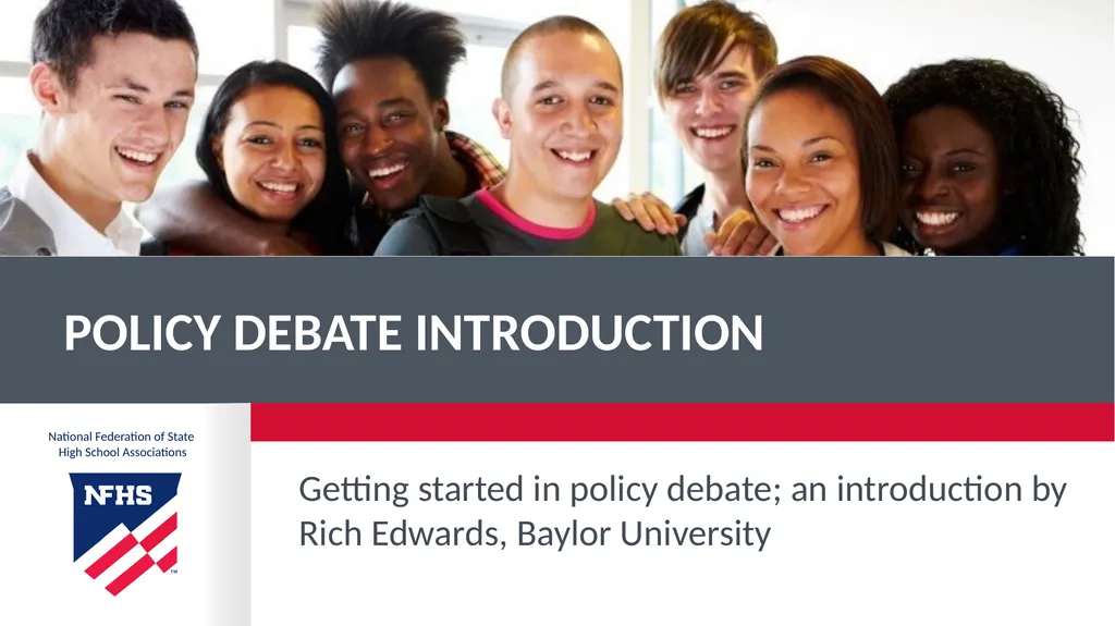 policy debate introduction Getting started in - slide 1 of 20