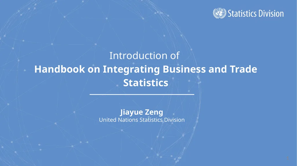 Introduction of Handbook on Integrating Business - slide 1 of 11