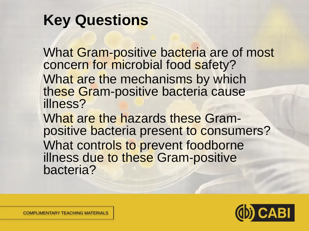 MICROBIAL FOOD SAFETY A FOOD SYSTEMS APPROACH - slide 3 of 11