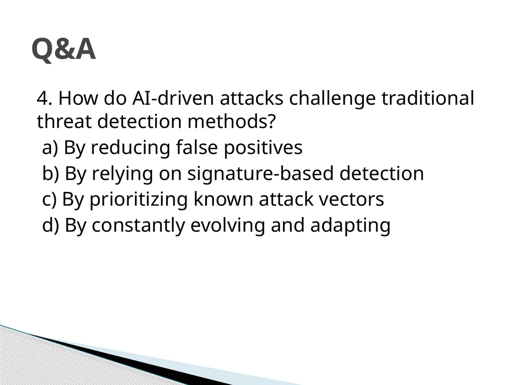 AI based Attacks Amit Sankholia Dy. Director - slide 26 of 33