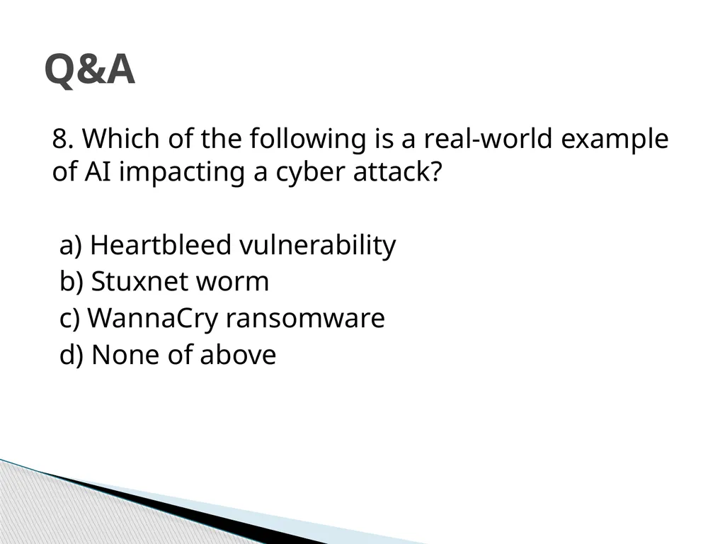AI based Attacks Amit Sankholia Dy. Director - slide 30 of 33