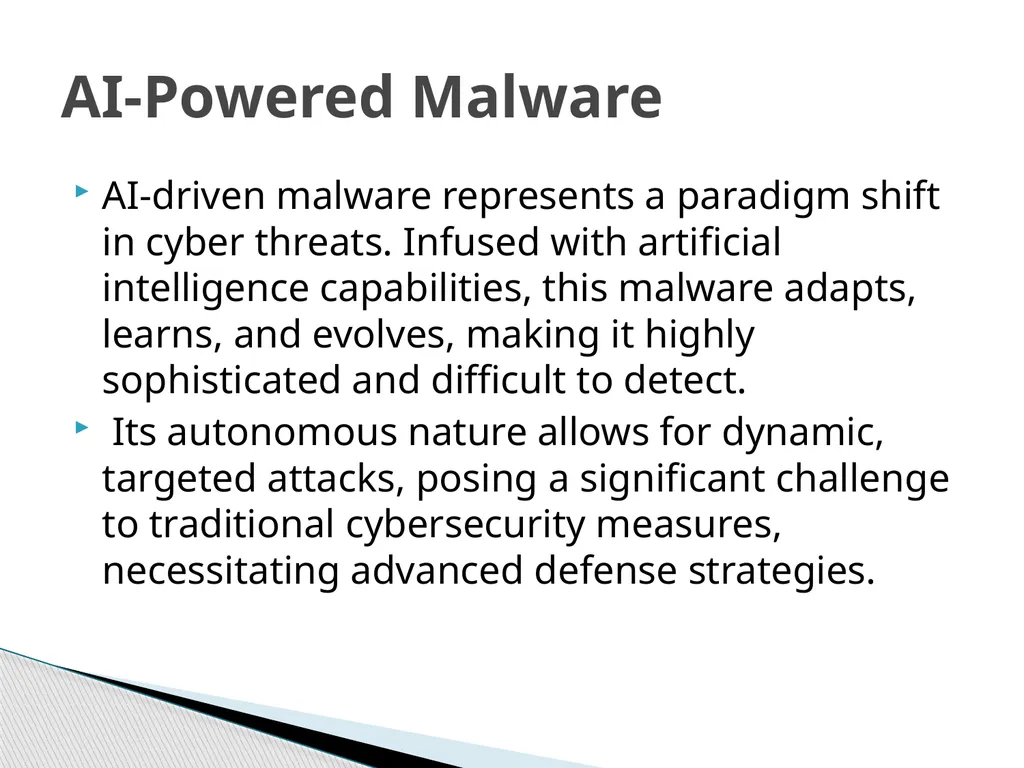 AI based Attacks Amit Sankholia Dy. Director - slide 17 of 33