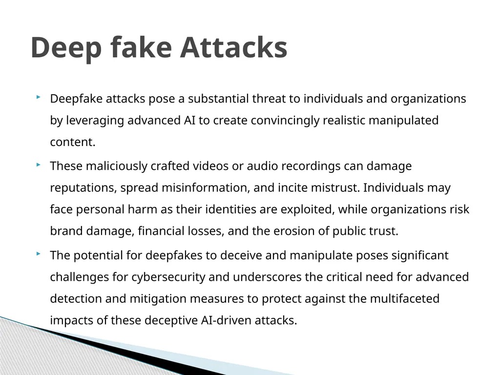AI based Attacks Amit Sankholia Dy. Director - slide 15 of 33