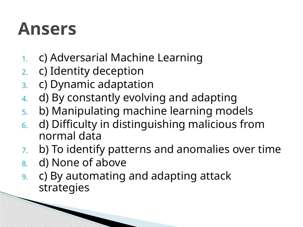 AI based Attacks Amit Sankholia Dy. Director - slide 32 of 33