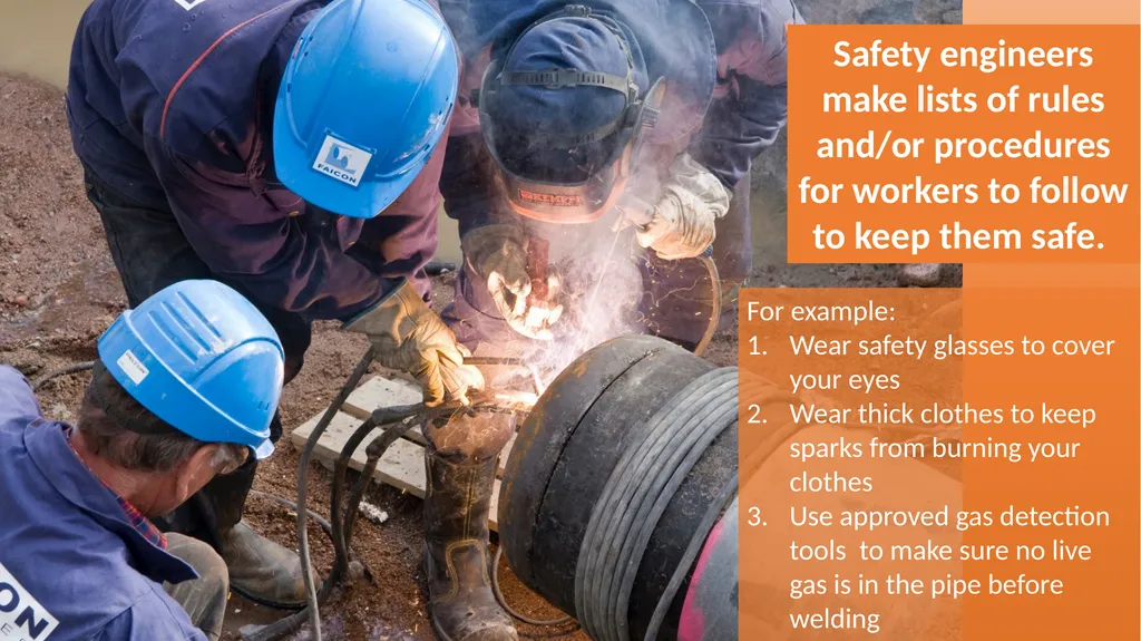 Safety Engineers Designing Procedures and Systems - slide 2 of 7