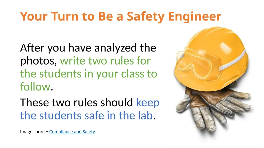 Safety Engineers Designing Procedures and Systems - slide 5 of 7