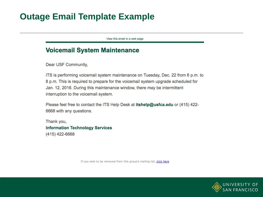 Email Update May 2016 Department Update Web & - slide 17 of 27