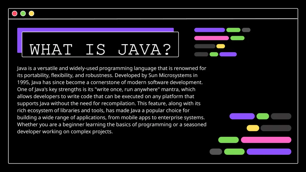 FOR HIGH SCHOOL INTRODUCTION TO {JAVA PROGRAMMING} - slide 5 of 20