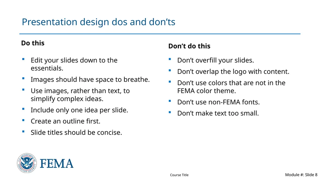 Presentation template Guide for creating on-brand - slide 8 of 18
