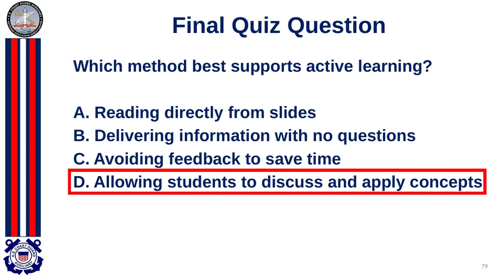 National Public Education Directorate Instructor - slide 79 of 96