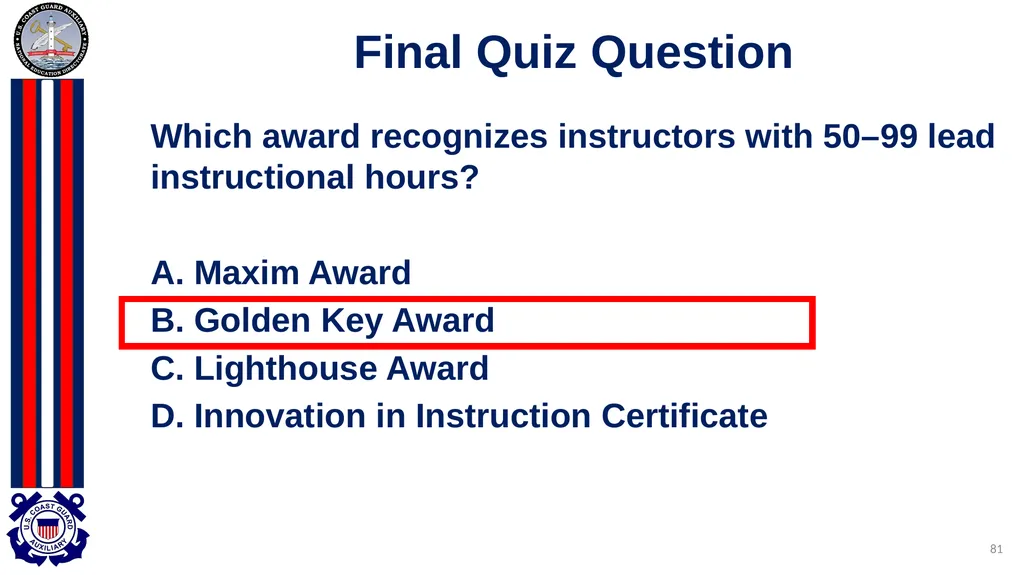 National Public Education Directorate Instructor - slide 81 of 96