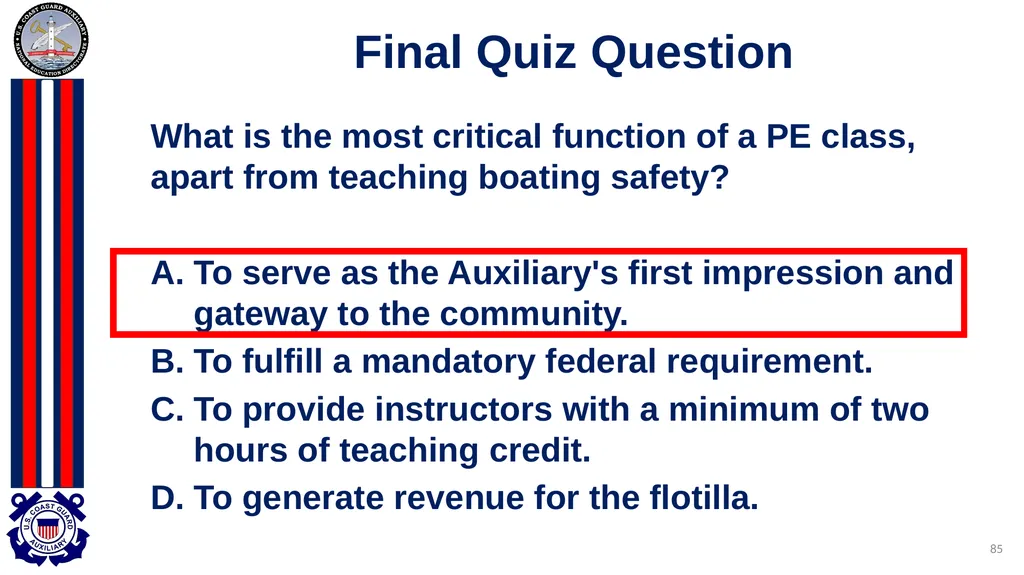 National Public Education Directorate Instructor - slide 85 of 96