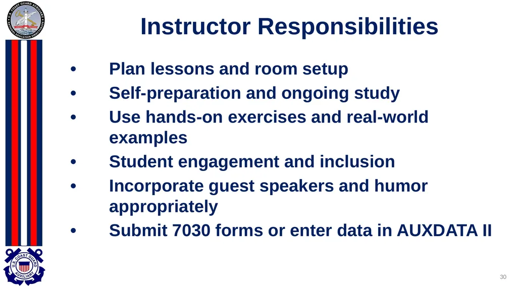 National Public Education Directorate Instructor - slide 30 of 96