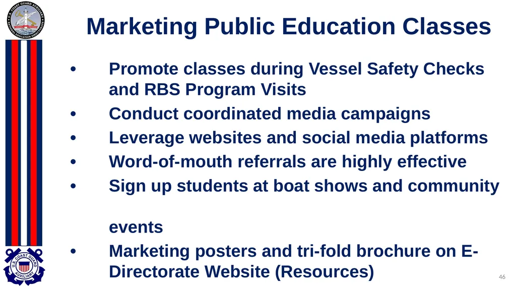 National Public Education Directorate Instructor - slide 46 of 96