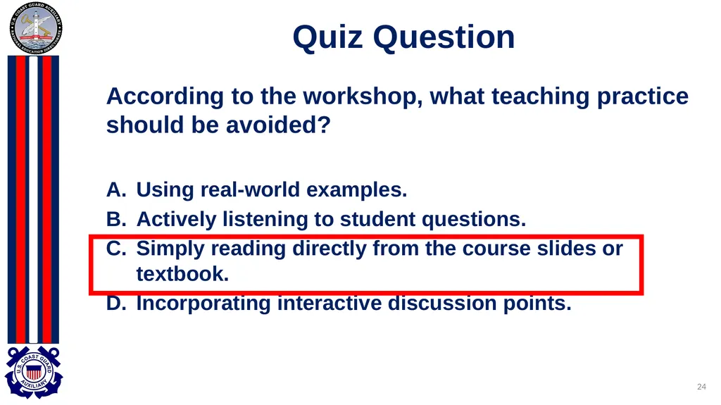 National Public Education Directorate Instructor - slide 24 of 96