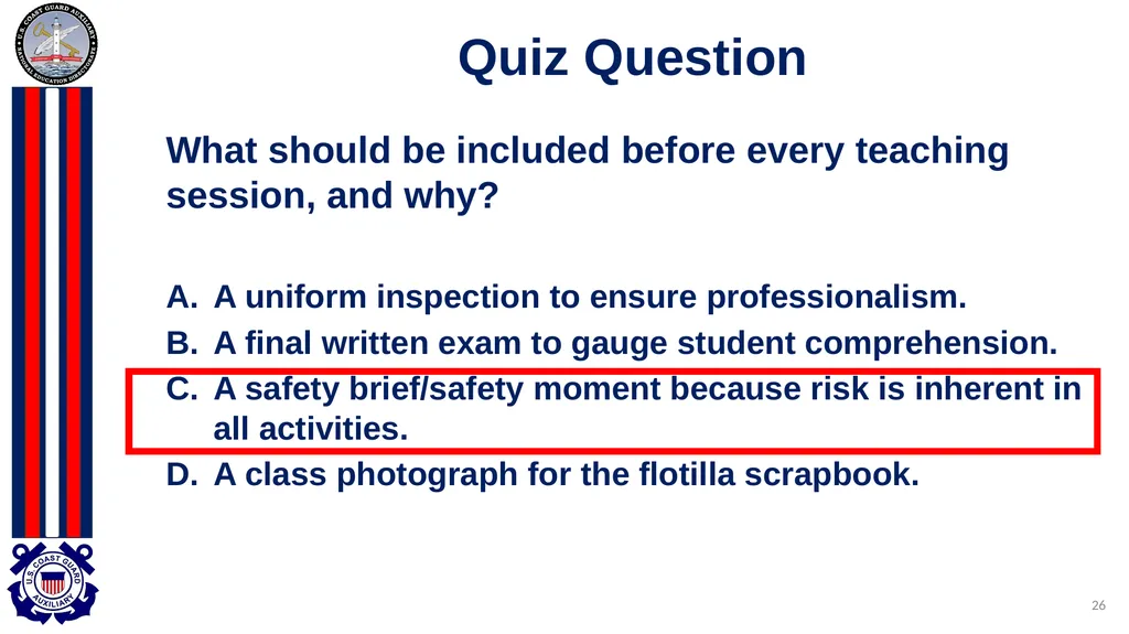 National Public Education Directorate Instructor - slide 26 of 96