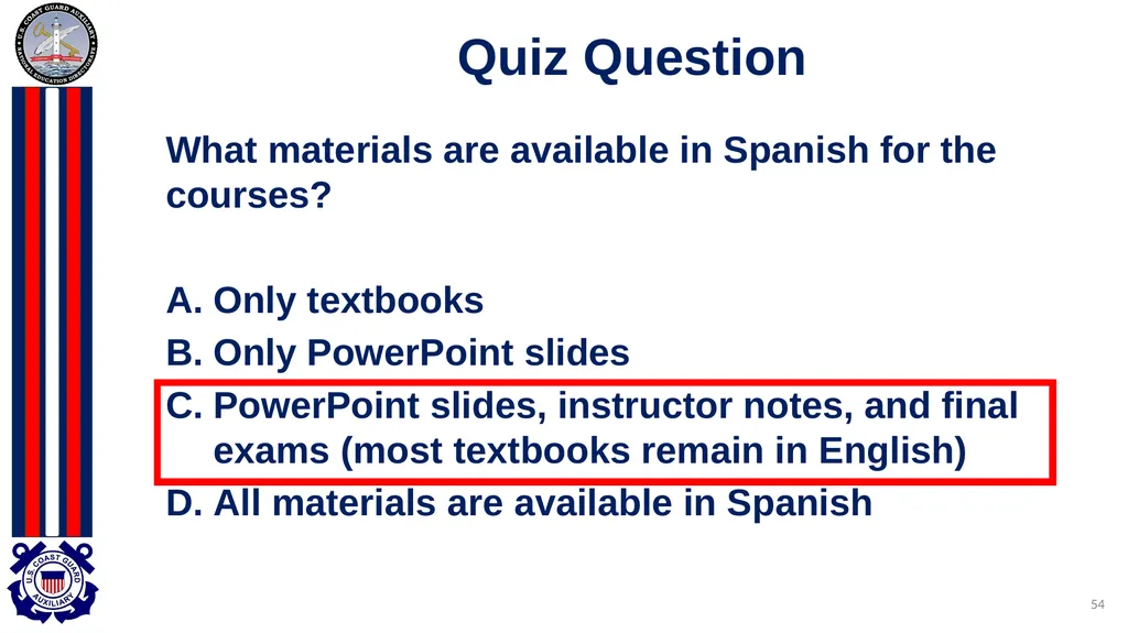 National Public Education Directorate Instructor - slide 54 of 96