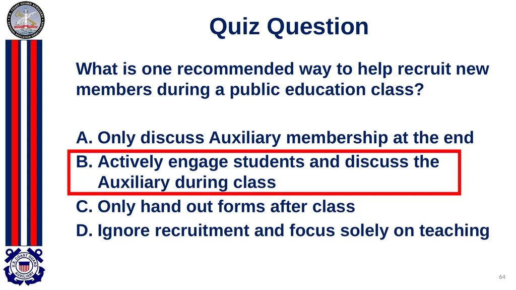 National Public Education Directorate Instructor - slide 64 of 96