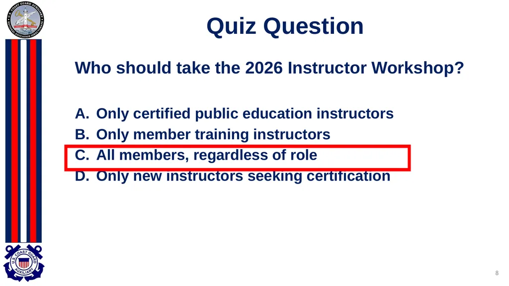 National Public Education Directorate Instructor - slide 8 of 96